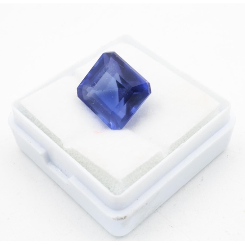 710 - Square Cut Tanzanite Gemstone Approximately 10.17 Carats