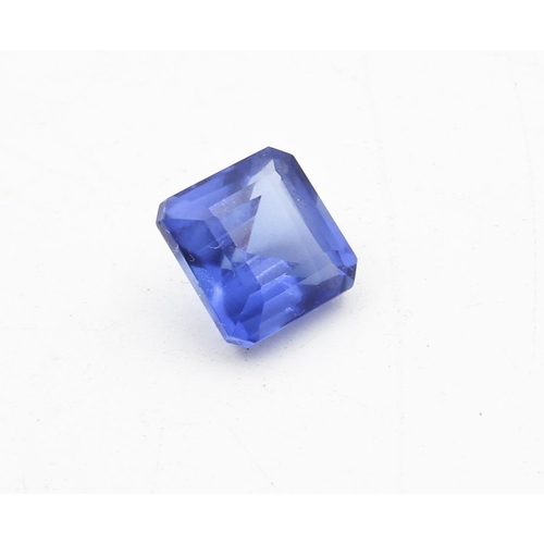 710 - Square Cut Tanzanite Gemstone Approximately 10.17 Carats