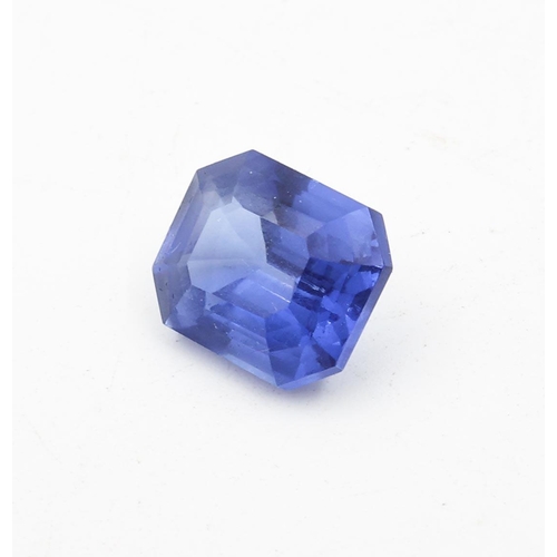 711 - Tanzanite Gemstone Emerald Cut Approximately 10 Carats