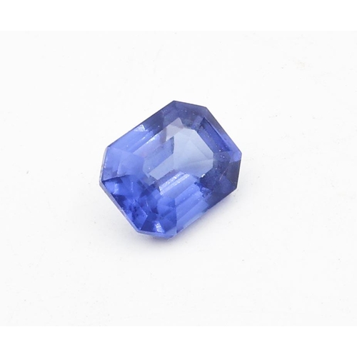 711 - Tanzanite Gemstone Emerald Cut Approximately 10 Carats