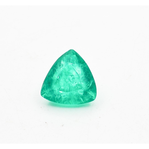 713 - Emerald Trillion Cut Gemstone Approximately 9 Carats