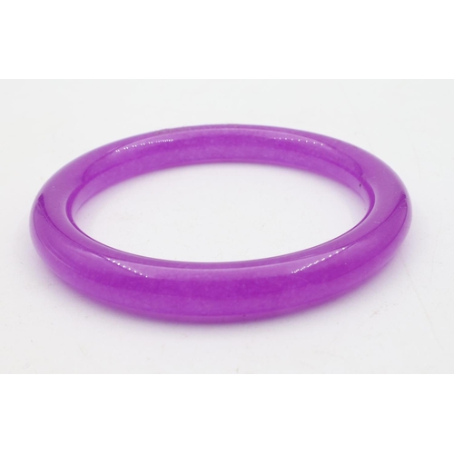 725 - Lavender Jade Ladies Bangle Internal Diameter 6.8cm