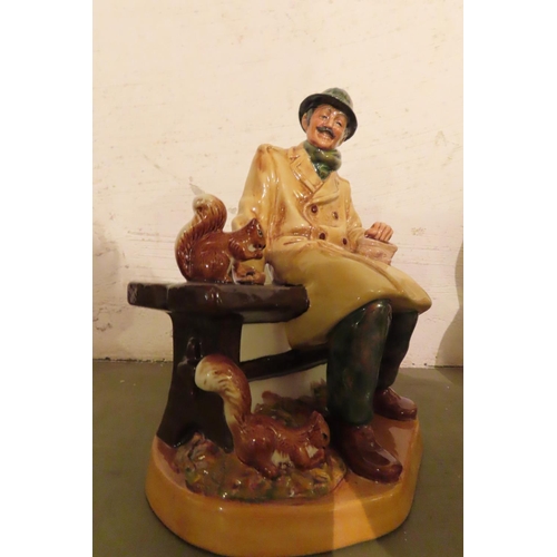 740 - Royal Doulton Lunchtime Figure Signed to Base