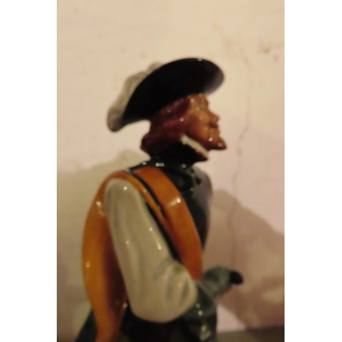 741 - Royal Doulton Pirate Figure Signed to Base