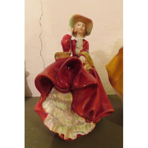 742 - Royal Doulton Two Figures Tallest Approximately 8 Inches High