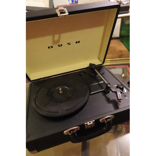 750 - Movable Record Player Cased Working Order