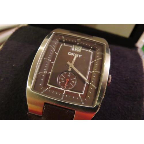 755 - DKNY Designer Wristwatch with Original Box