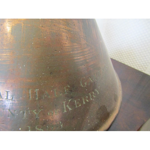 808 - Graduated Set of Imperial Measures for the County of Kerry Each Dated 1863 Imperial Gallon, Half Gal... 