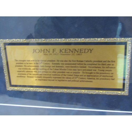 839 - Signed John F Kennedy (1917-1963) Photograph with Maine Democratic Party Dinner Invitation at Hotel ... 