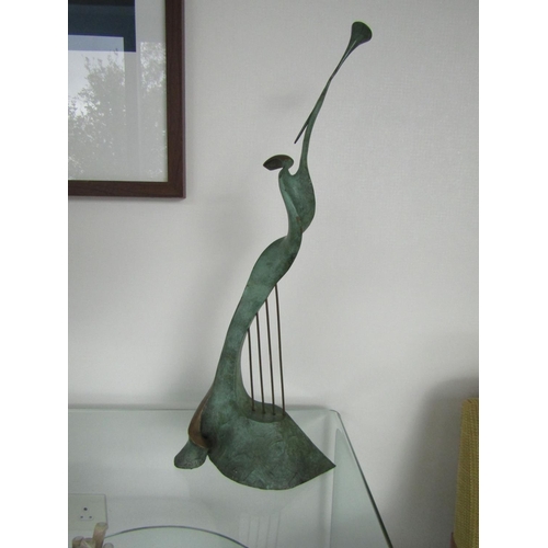 892 - Sandra Bell (b. 1954) Harmony Original Bronze Sculpture Edition 1/8 Approximately 24 Inches High Maq... 