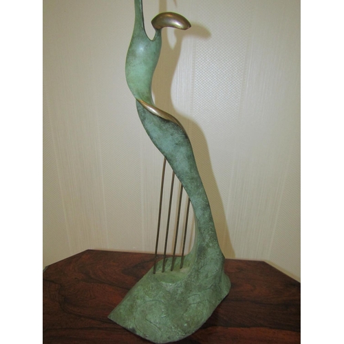 892 - Sandra Bell (b. 1954) Harmony Original Bronze Sculpture Edition 1/8 Approximately 24 Inches High Maq... 