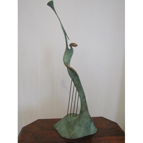 892 - Sandra Bell (b. 1954) Harmony Original Bronze Sculpture Edition 1/8 Approximately 24 Inches High Maq... 