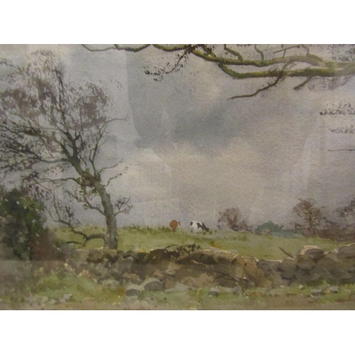 922 - Frank Egginton RCA FIAL (1908-1990) Rural Scene with Trees and Cattle Beyond Watercolour Approximate... 