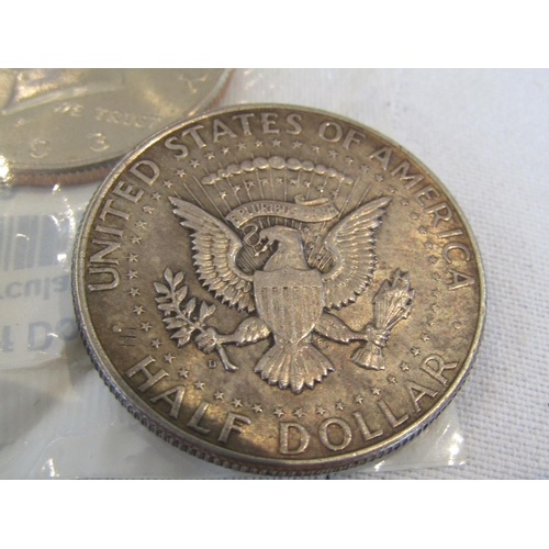 951 - Three Liberty Half Dollars Dated 1964, 1968 and 2003