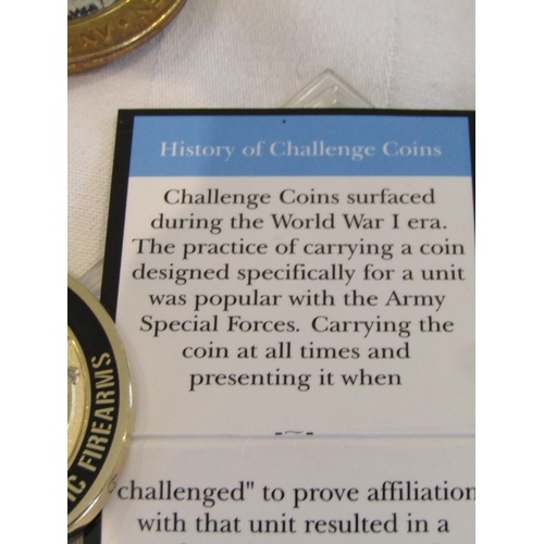 962 - Challenge Coin Miami Automatic Gratification Lock and Load Shooting Token