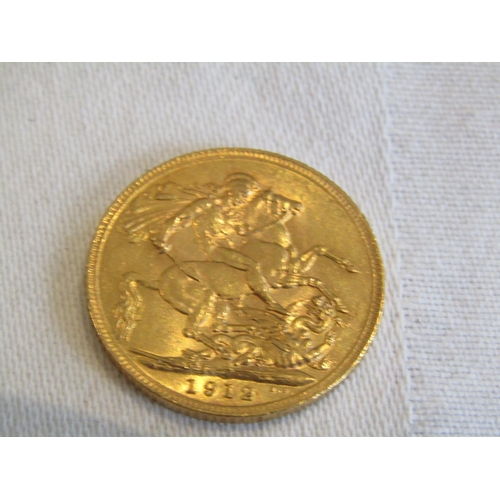 965 - Full Gold Sovereign Dated 1912