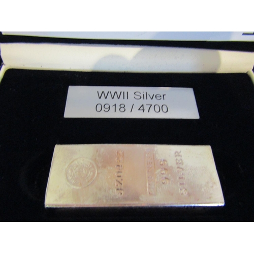 969 - WWII Silver from SS Gairsoppa 10 Ounce Bullion Bar. This Silver is from the Original Silver that wen... 