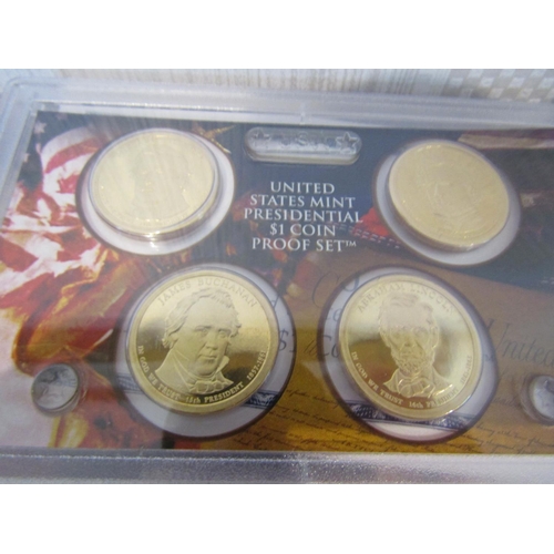 975 - Three United States Proof Set $1 Presidential Coins Each Mint Condition Encapsulated with Original P... 