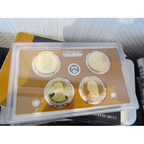 975 - Three United States Proof Set $1 Presidential Coins Each Mint Condition Encapsulated with Original P... 