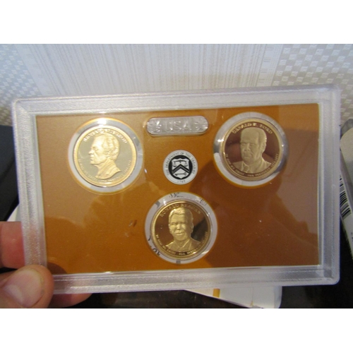 975 - Three United States Proof Set $1 Presidential Coins Each Mint Condition Encapsulated with Original P... 