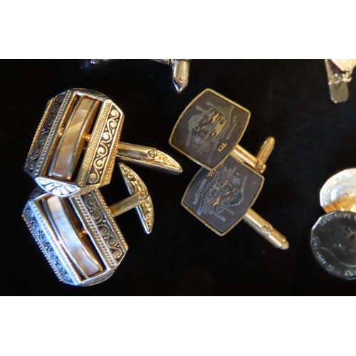 767 - Various Cufflinks Good Quality Quantity as Photographed