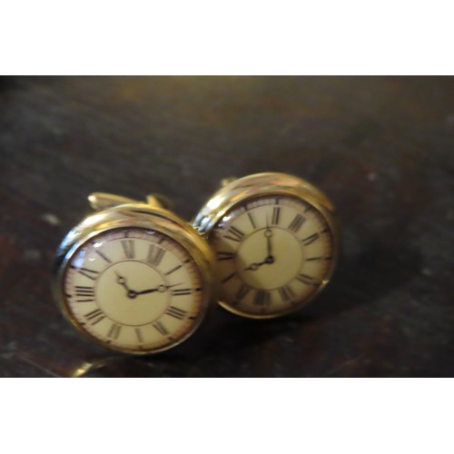 1254 - Various Cufflinks Good Quality Quantity as Photographed