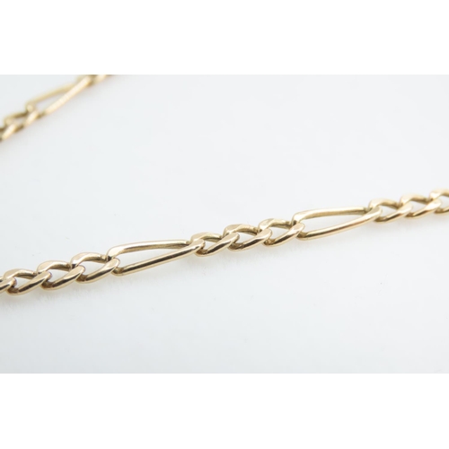 102 - 9 Carat Yellow Gold Ladies T-Bar Necklace