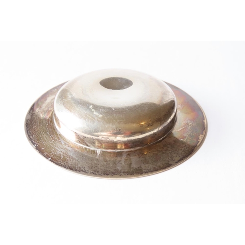 608 - Silver Nut Dish Circular Form