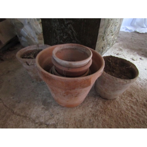 13 - Quantity of Terracotta Plant Pots Part Photographed