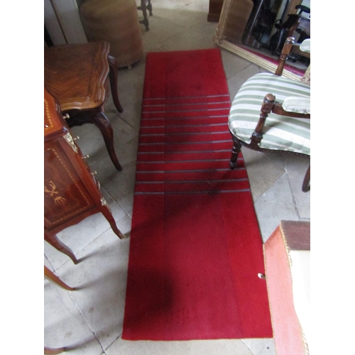 219 - Pure Wool Runner Designer Approximately 9ft Long