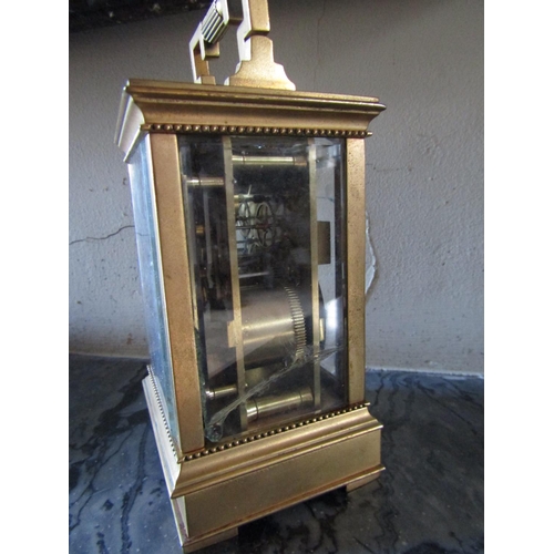 57 - Antique Carriage Clock Approximately 5 Inches High