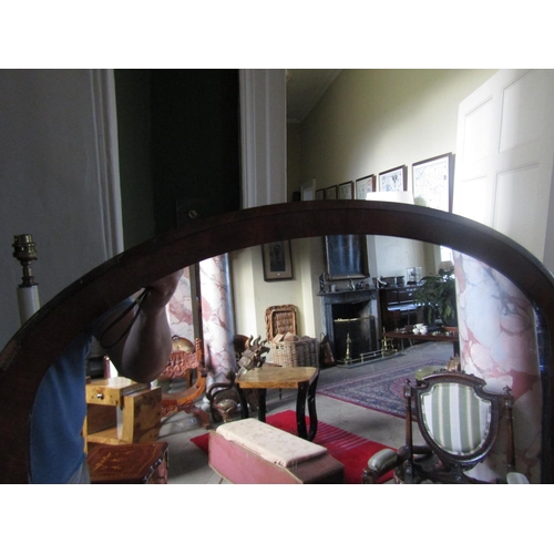 649 - William IV Dressing Table Mirror Figured Mahogany Generous Form Approximately 24 Inches Wide x 29 In... 