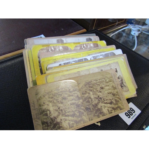 1199 - Various Antique Stereograph Photographic Cards 55 In Lot Various Scenes USA, UK and Europe