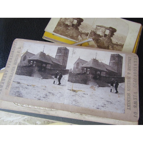 1199 - Various Antique Stereograph Photographic Cards 55 In Lot Various Scenes USA, UK and Europe