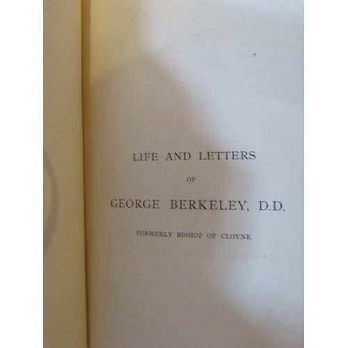 1200 - Four Antiquarian Volumes Set of the Works of Bishop George Berkley 1865-1753