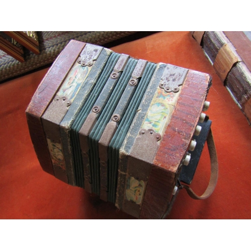 1202 - Antique Concertina Working Order