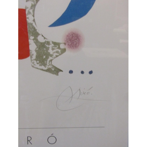 1207 - Joan Miro Original Silk Screen Christies Advertisement Approximately 26 Inches High x 20 Inches Wide