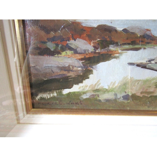 1221 - Maurice C Wilkes Near Ballyconnolly Connemara Oil on Canvas Approximately 16 Inches High x 20 Inches... 