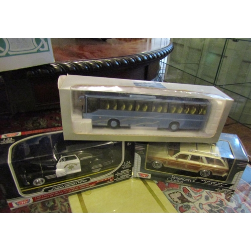 1248 - Three Vintage Motor Models contained within Original Packaging