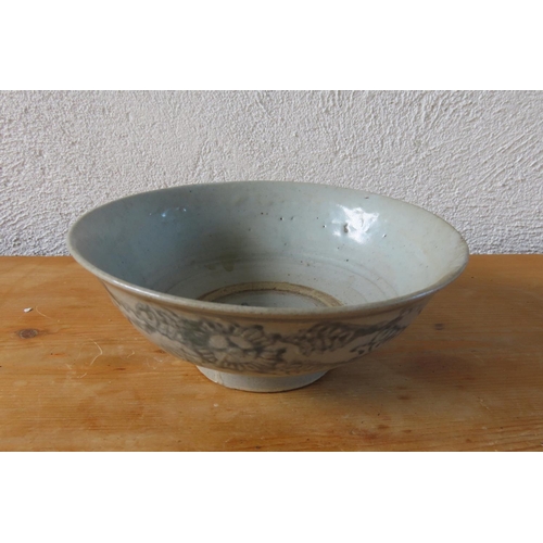 135 - Oriental Blue and White Bowl Flared Rim