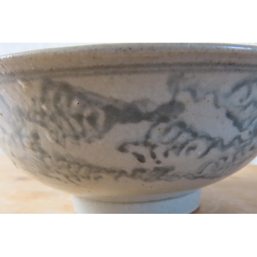 135 - Oriental Blue and White Bowl Flared Rim