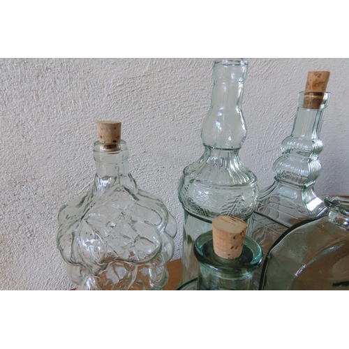 150 - Five Various Old Vintage Bottles Tallest Approximately 10 Inches High