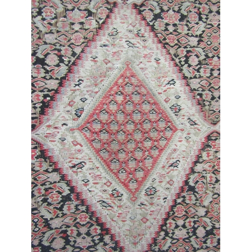 82 - Antique Persian Rug Framed to Stretcher Approximately 6ft High x 4ft Wide