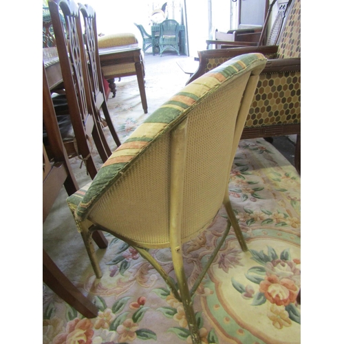 84 - Edwardian Lloyd Frame Tub Armchair Upholstered