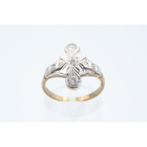 171 - Ladies Diamond Ring Mounted on 9 Carat Gold Ring Size P