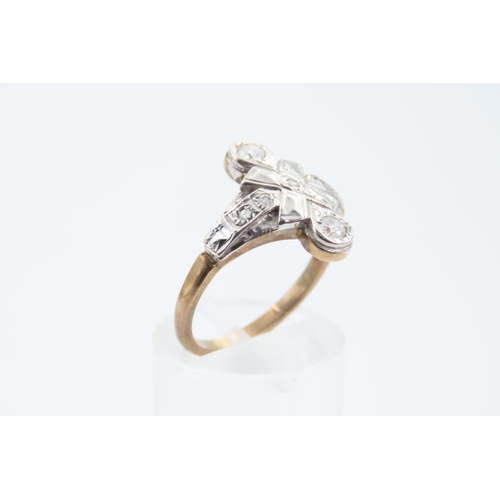 171 - Ladies Diamond Ring Mounted on 9 Carat Gold Ring Size P