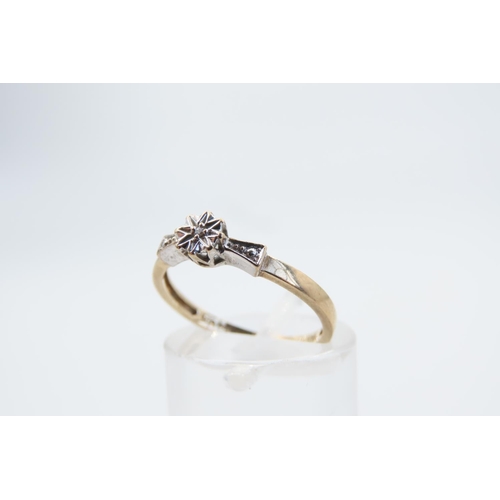 13 - Gemset Seven Stone Ladies Band Ring Mounted on 9 Carat White Gold