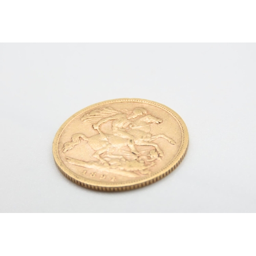 34 - Gold Half Sovereign Dated 1894