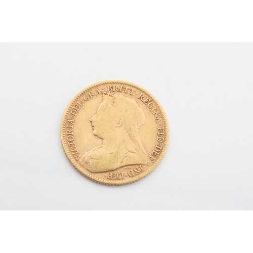 34 - Gold Half Sovereign Dated 1894