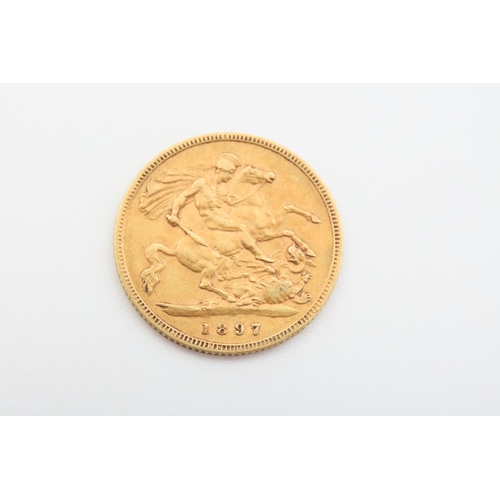 36 - Gold Half Sovereign Dated 1897